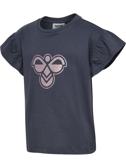 HUMMEL Ruffle T-Shirt Ss Big Bee Kind (ombre blue)