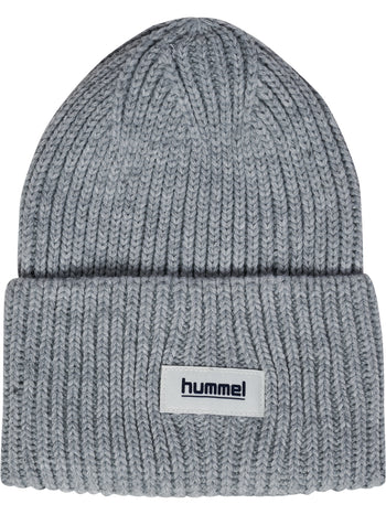 HUMMEL Heavy Rib Knit Beanie Kind (grey melange)