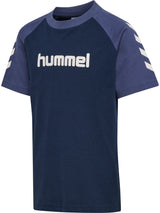 HUMMEL Logo T-Shirt S/S Kind (dress blues/blue indigo)