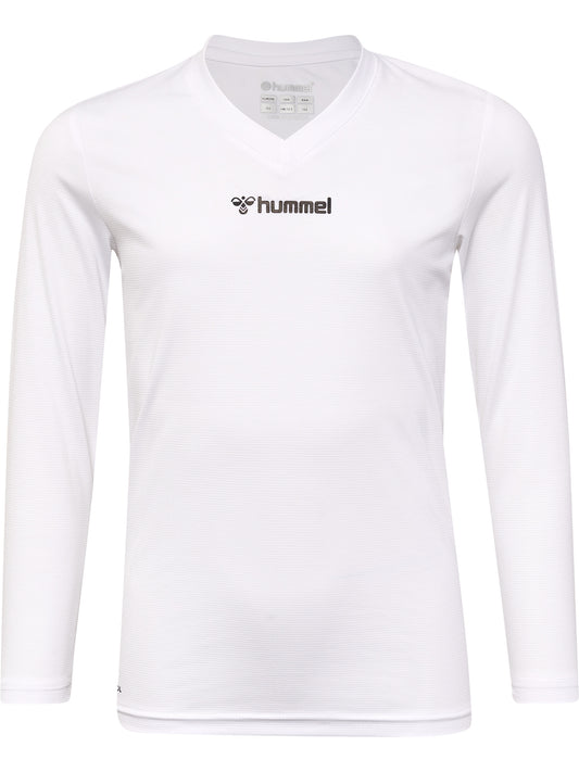 HUMMEL Bl Essential Tee L/S Unisex Kind Weiß