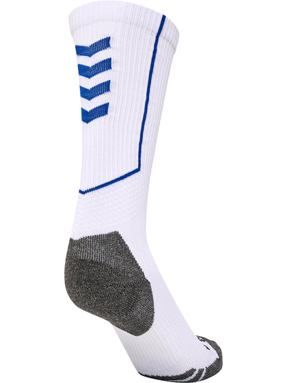 HUMMEL Pro Training Socks High (white/true blue)