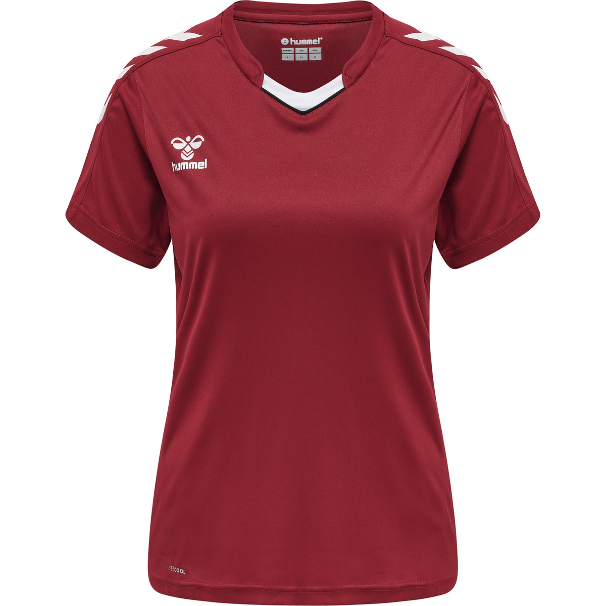 HUMMEL Core XK Poly Jersey S/S Damen (maroon)