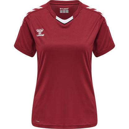 HUMMEL Core XK Poly Jersey S/S Damen (maroon)