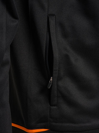 HUMMEL Core 2.0 Track Zip Jacket (black/orange tiger)