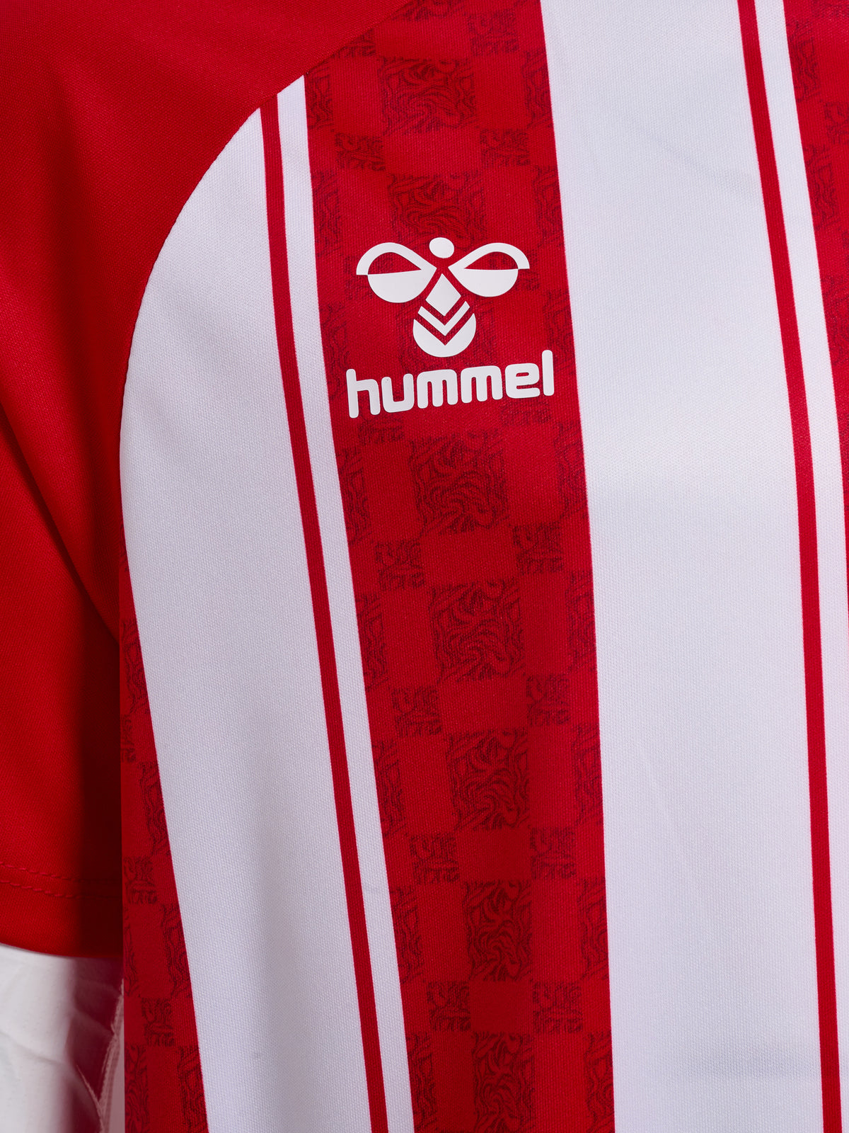 HUMMEL Match Striped Jersey S/S Kind (true red/white)