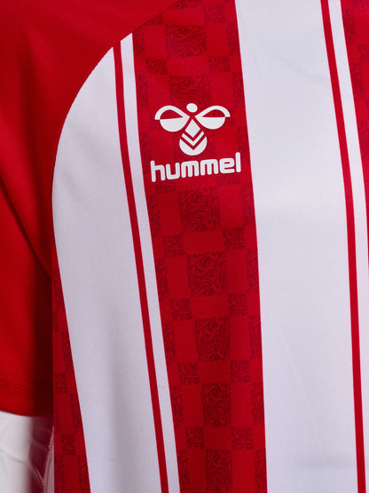 HUMMEL Match Striped Jersey S/S Kind (true red/white)