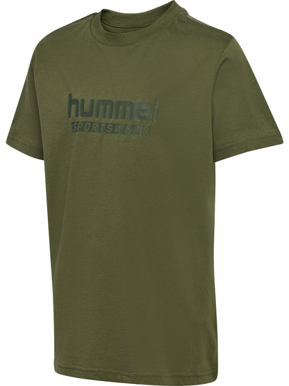 HUMMEL Base T-Shirt S/S Kind (winter moss)