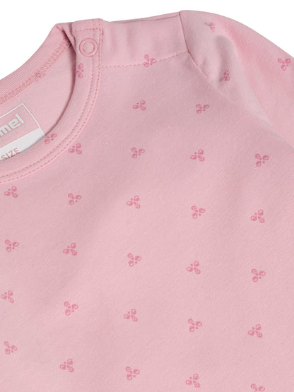 HUMMEL Mini Bee AOP Body L/S Kind (pink nectar)
