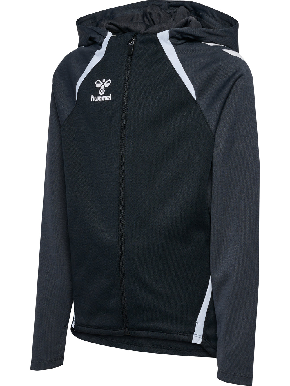 HUMMEL Lead 2.0 Zip Hoodie Kind (black/asphalt)