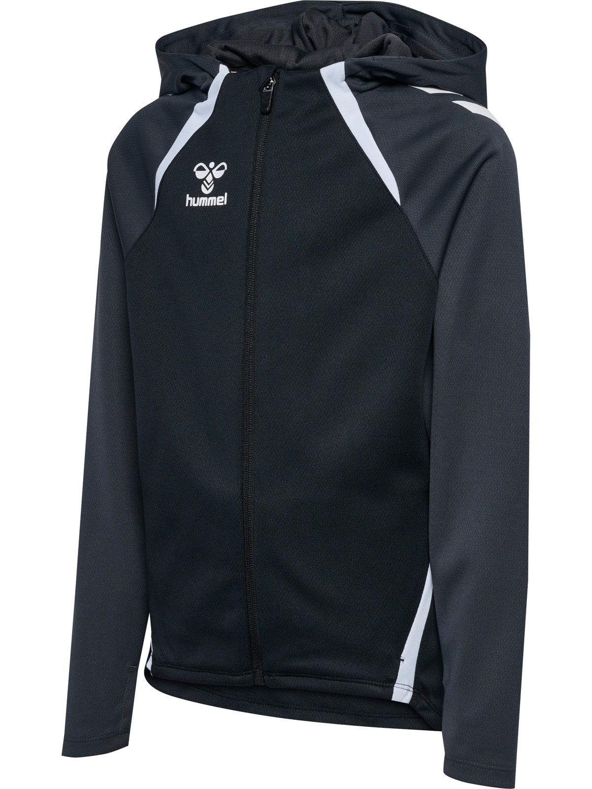 HUMMEL Lead 2.0 Zip Hoodie Kind (black/asphalt)