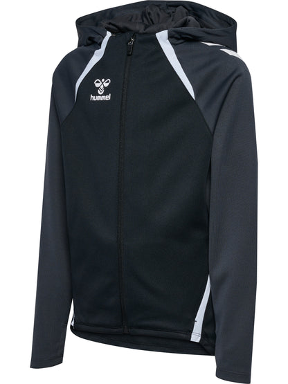 HUMMEL Lead 2.0 Zip Hoodie Kind (black/asphalt)