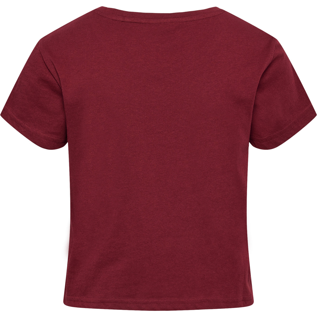 HUMMEL Legacy Cropped T-Shirt Damen (cabernet)
