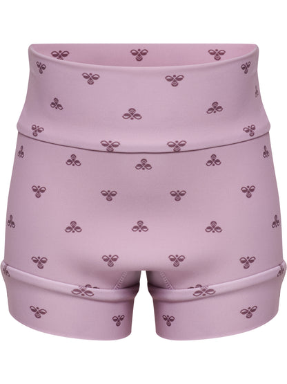 HUMMEL Mini Neoprene AOP Swim Shorts Kind (mauve shadow)