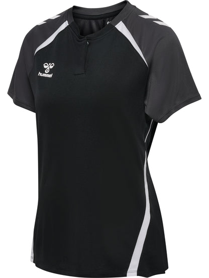 HUMMEL Lead 2.0 Polo Damen (black/asphalt)