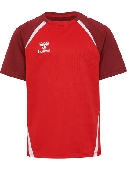 HUMMEL Lead 2.0 Jersey S/S Kind (true red/maroon)