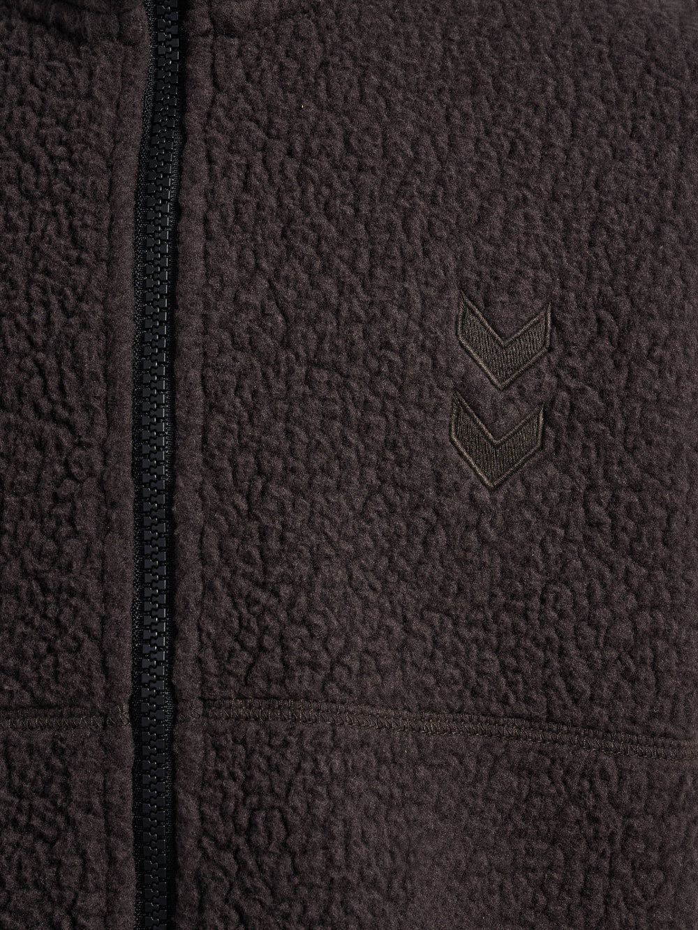 HUMMEL Martini Fleece Zip Vest Kind (chocolate torte)