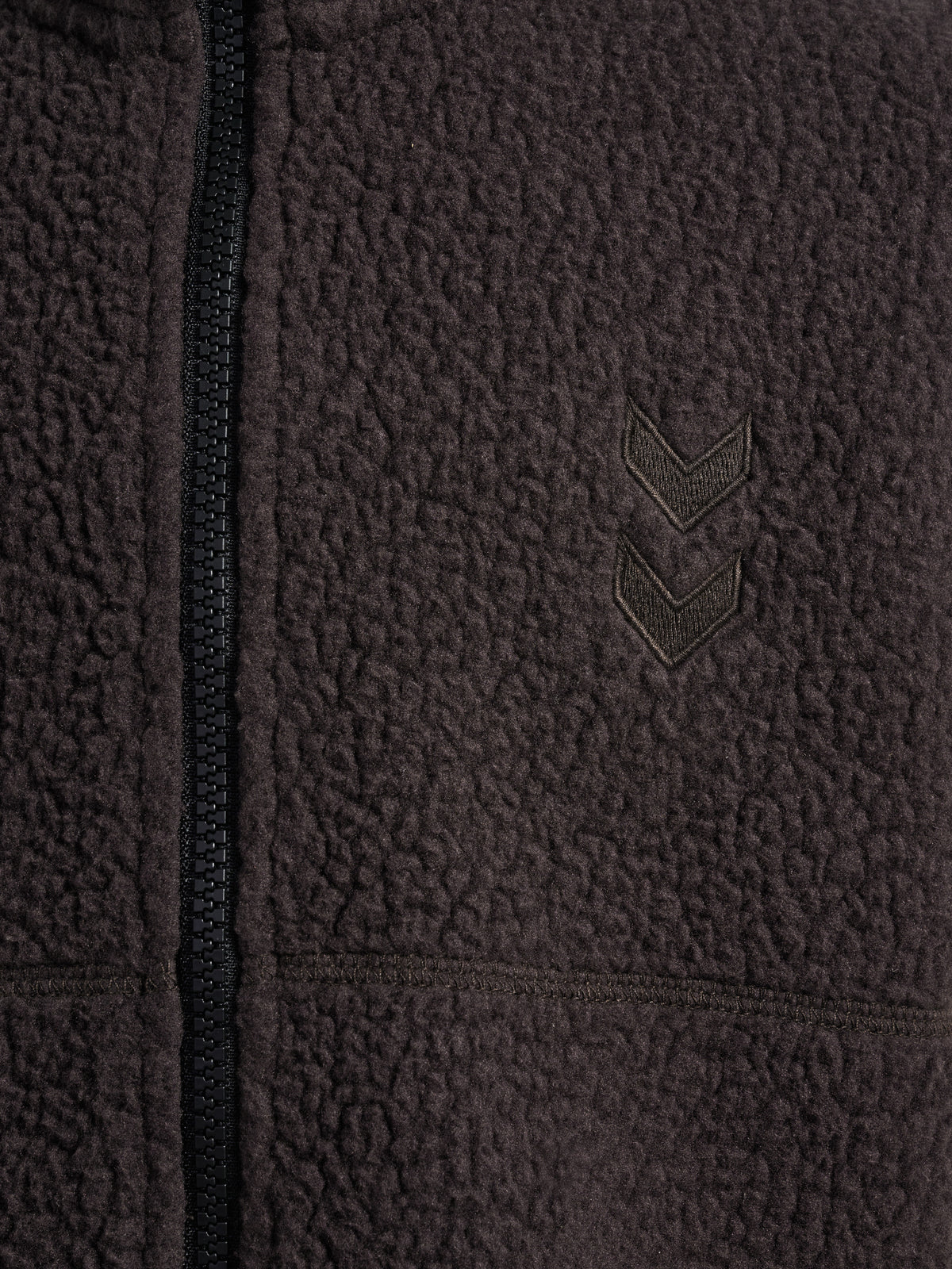 HUMMEL Martini Fleece Zip Vest Kind (chocolate torte)
