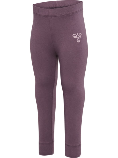 HUMMEL Mini 2-Pack Tights Kind (black plum/sea fog)