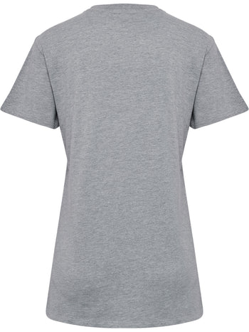 HUMMEL Go 2.0 Logo T-Shirt S/S Damen (grey melange)