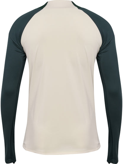 HUMMEL BLAZE27 Pro Training Half Zip (buttercream/darkest spruce)