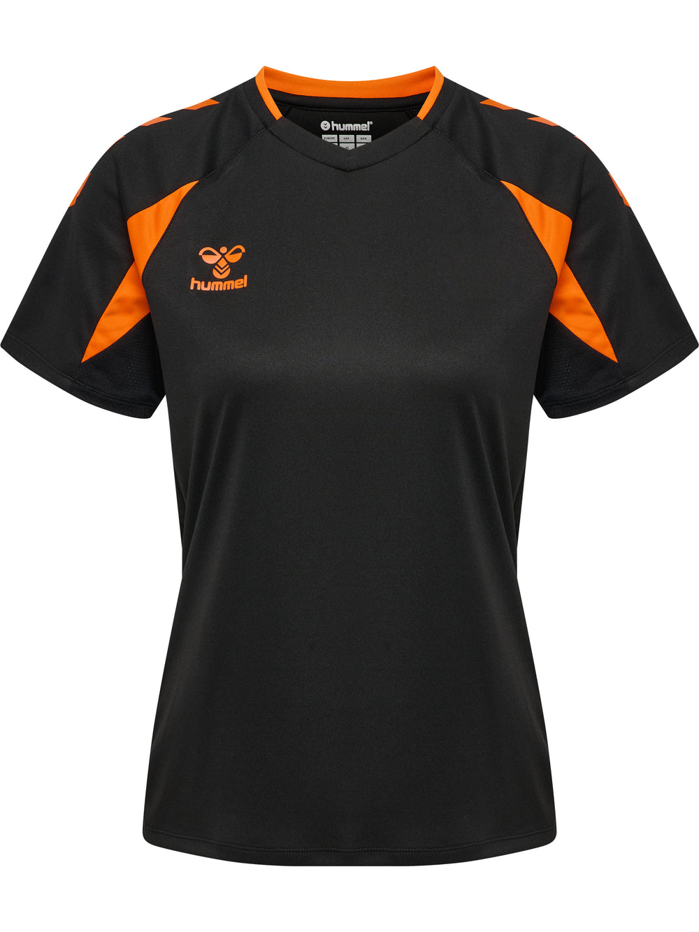 HUMMEL Core 2.0 Jersey S/S Damen (black/orange tiger)