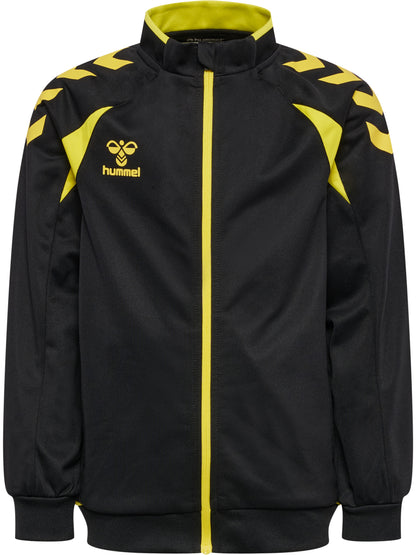 HUMMEL Core 2.0 Track Zip Jacket Kind (black/blazing yellow)