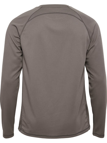 HUMMEL Momentum T-Shirt L/S (dark gull gray)