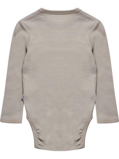 HUMMEL Mini Wool Solid Body L/S Kind (vintage khaki)