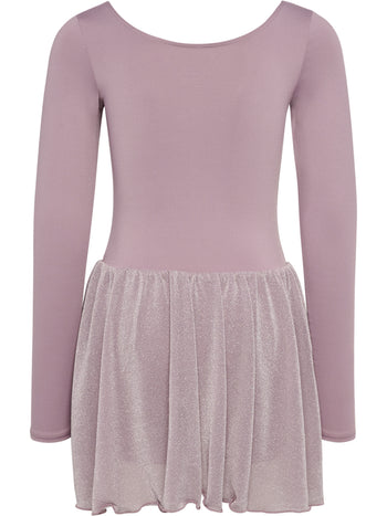 HUMMEL Glitter Tights Gymsuit L/S Kind (sea fog)