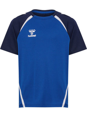 HUMMEL Lead 2.0 Jersey S/S Unisex Kind Blau