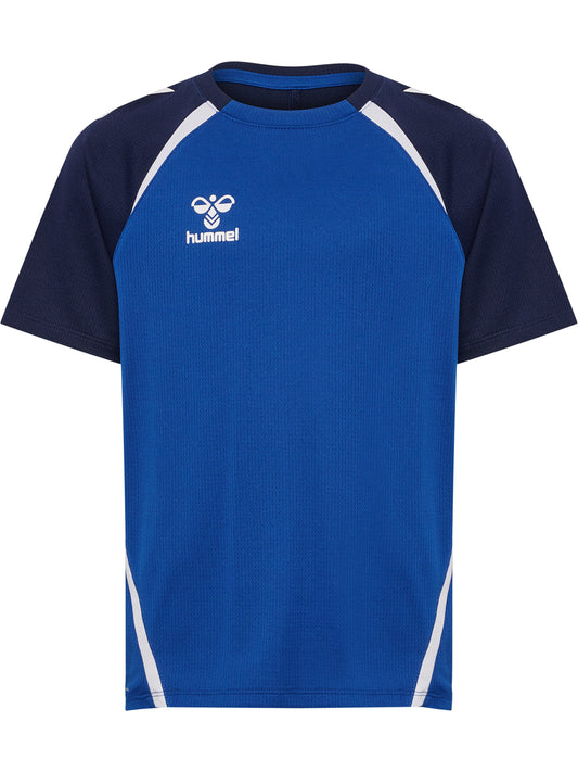 HUMMEL Lead 2.0 Jersey S/S Unisex Kind Blau