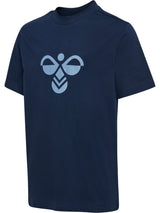 HUMMEL Reg Tukas T-Shirt S/S Kind (dress blues/flint stone)