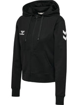 HUMMEL Go 2.0 Chevron Zip Hoodie Damen (black)