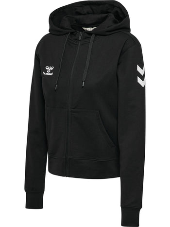 HUMMEL Go 2.0 Chevron Zip Hoodie Damen (black)
