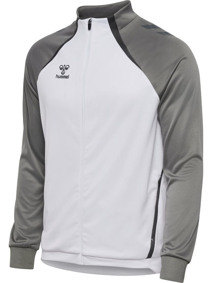 HUMMEL Lead 2.0 Track Zip Jacket (white/steel gray)