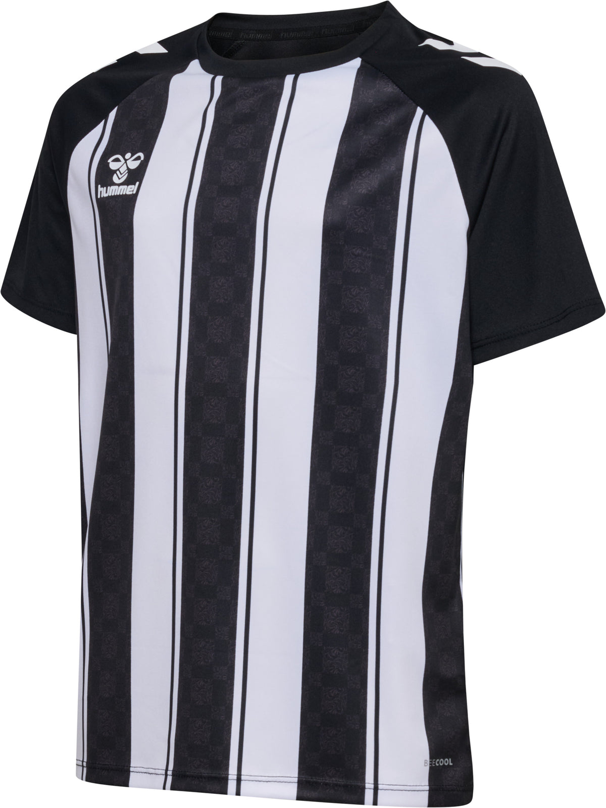 HUMMEL Match Striped Jersey S/S Kind (black/white)