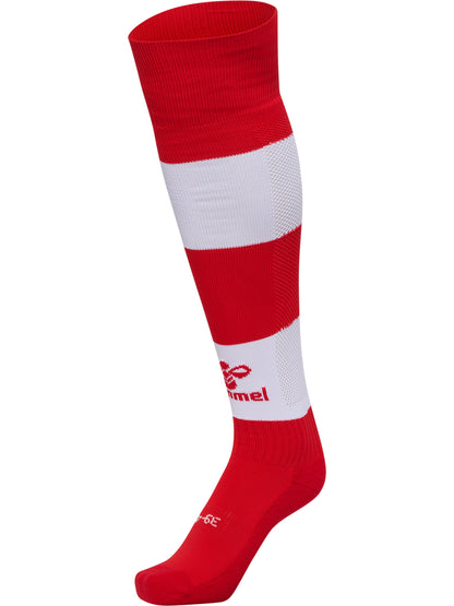 HUMMEL Essential Stripe Football Socks (true red/white)
