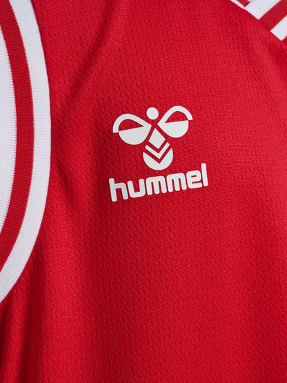 HUMMEL Basket Jersey S/l Kind (true red/white)