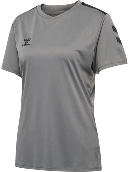 HUMMEL Essential 2.0 Jersey S/S Damen (steel gray/black)