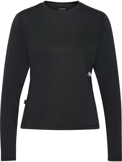 HUMMEL Pulse Workout T-Shirt L/S Damen (black)