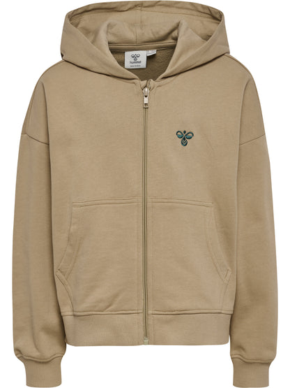 HUMMEL Jump Boxy Zip Cardigan Kind (silver mink)