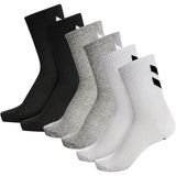 HUMMEL Chevron 6-Pack Socks (black/white/grey)
