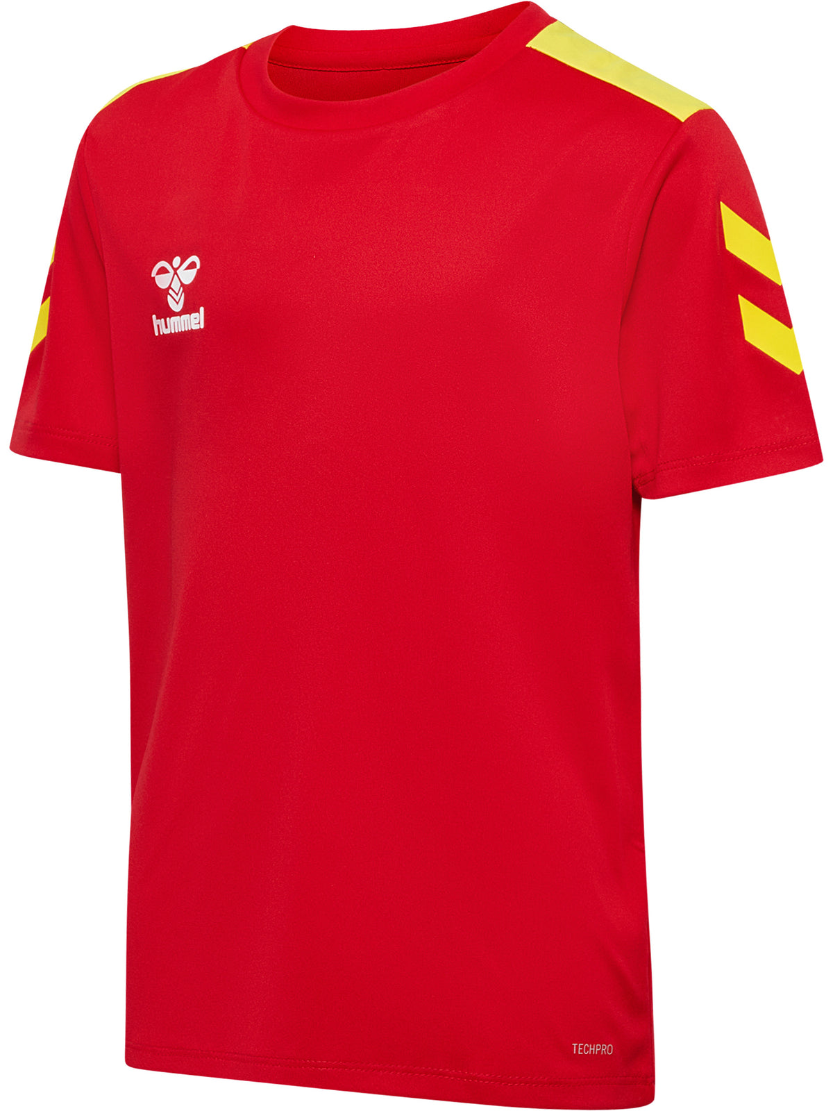 HUMMEL Essential 2.0 Jersey S/S Kind (true red/blazing yellow)