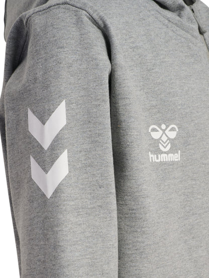 HUMMEL Go 2.0 Chevron Zip Hoodie Kind (grey melange)