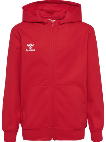 HUMMEL Go 2.0 Zip Hoodie Unisex Kind Rot