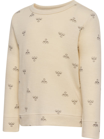 HUMMEL Mini Wool T-Shirt L/S Kind (whitecap gray)