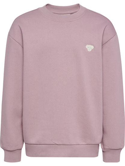 HUMMEL Loose Crewneck Bee Kind (sea fog)