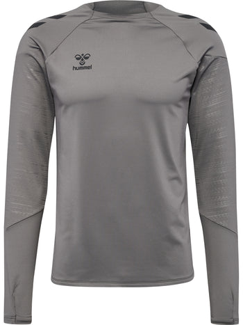 HUMMEL Pro Training Crew Sweat Unisex Grau