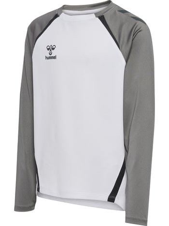 HUMMEL Lead 2.0 Crew Sweat Kind (white/steel gray)