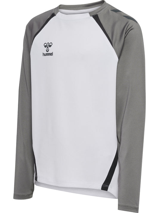 HUMMEL Lead 2.0 Crew Sweat Kind (white/steel gray)